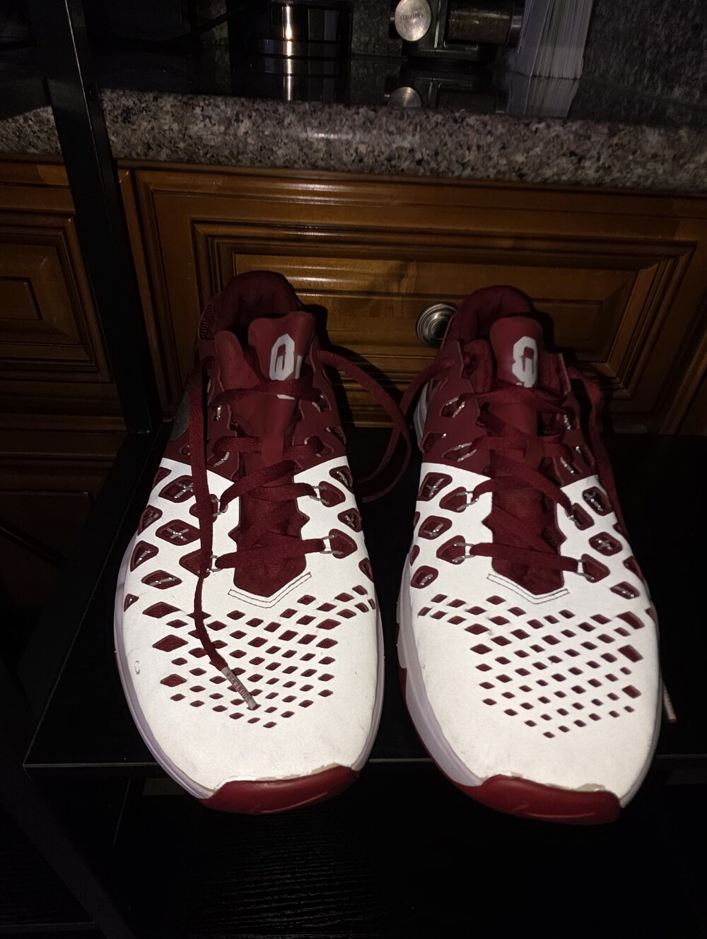 Nike Train Speed 4 AMP Trainer - White & Maroon Sz. 11